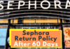Sephora's smooth return policy